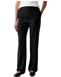 KENZO - Rechte Broek Van Scheerwol - Lyst