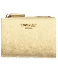 Twinset - Accessoires ,Roze ,Leer Zip Around Portemonnee - Lyst