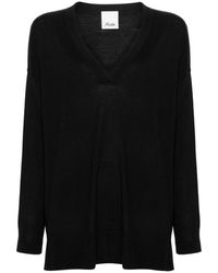 Allude - V-neck knitwear - Lyst