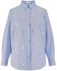 Riani - Overhemden ,Blauw ,Blouse - Lyst