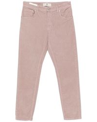 PT Torino - Broeken ,Katoen Rechte Broek - Lyst