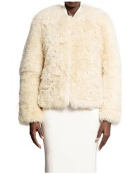 Tom Ford - Collarless Shearling Jacket - Lyst