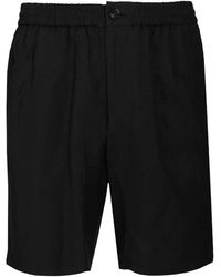 Ami Paris - Shorts Met Elastische Tailleband - Lyst