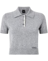 Pinko - Tops ,Grijs ,Wol T-Shirts En Polo's - Lyst