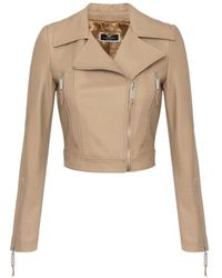 Elisabetta Franchi - Leather Jackets - Lyst