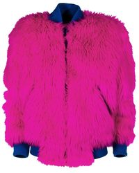 Alberta Ferretti - Faux fur & shearling jackets - Lyst