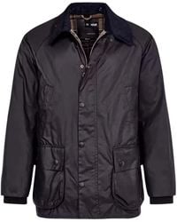 Barbour - Jassen ,Blauw ,Katoen Classic Bedale Wax Jacket - Lyst