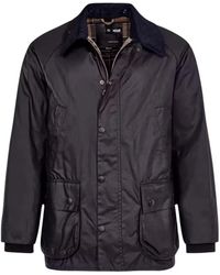 Barbour - Jassen ,Blauw ,Katoen Classic Bedale Wax Jacket - Lyst