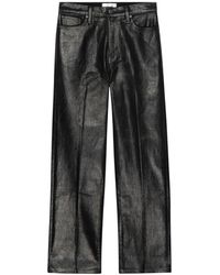 FRAME - Straight Trousers - Lyst