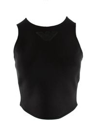 Armani - Sleeveless Tops - Lyst