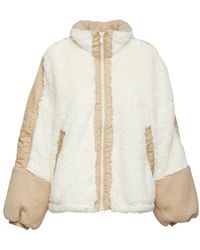 OOF WEAR - Witte Korte Nep Bont Jas - Lyst