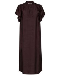 co'couture - Kleedjes ,Bruin ,Maxi Jurken - Lyst