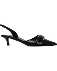 Givenchy - Schoenen ,Zwart ,Leer Voyou Slingback Pumps - Lyst