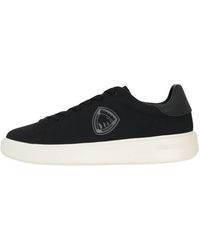 Blauer - Schoenen ,Zwart ,Leer Zwarte Minimalistische Sneakers - Lyst