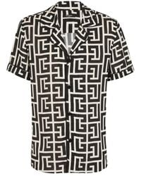 Balmain - Pyjamatop Met Monogram-Print - Lyst