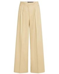 Karl Lagerfeld - Hose Mit Verstellbarem Bund Und Plissee-Design - Lyst