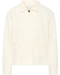 Ichi - Jassen ,Polyester Stijlvolle Eclipse Jas Met Zakken - Lyst
