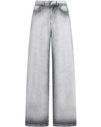 Dior - Jeans ,Grijs ,Katoen Flared Jeans - Lyst