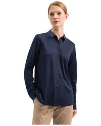 Van Laack - Overhemden ,Blauw ,Katoen Stijlvol Overhemd - Lyst