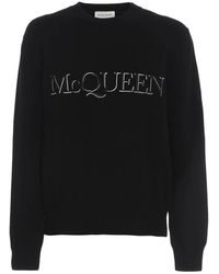 McQueen - Round-Neck Knitwear - Lyst