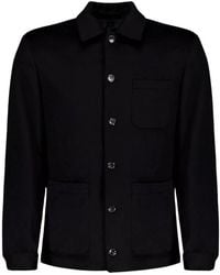 AUTORE - Borg Overshirt Jacket - Lyst