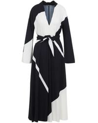 Alberta Ferretti - Twill Printed Dress - Lyst
