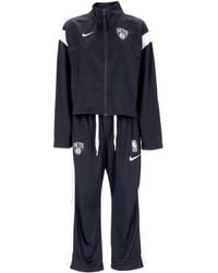 Nike - Compleet Trainingspak Nba Trainingspak Courtside Team Bronet Zwart/Wit/Wit - Lyst