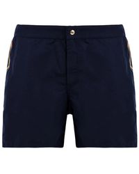 Paul Smith - Badmode ,Blauw ,Polyester Blauwe Signature Stripe Zwemshorts - Lyst