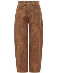 Isabel Marant - Étoile Belky Logo Patch Barrel Fit Pants - Lyst