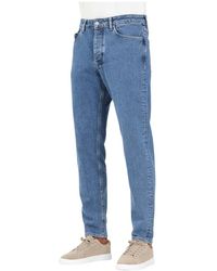 SELECTED - Blauwe Denim Regular Fit Jeans - Lyst