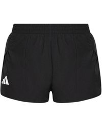adidas - Fitness ,Zwart ,Polyester Adizero Essentials Running Split Shorts - Lyst