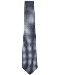 Canali - Circular Pattern Pointed Tip Tie - Lyst