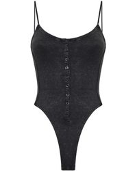 DIESEL - Tops ,Zwart ,T-Eley Body - Lyst