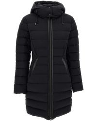 Mackage Farren agile-360 stretch light down coat with removable hood - Nero