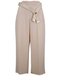 Elisabetta Franchi - Cropped Trousers - Lyst