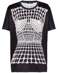 Balmain - Trompe L'l'oil T -shirt - Lyst