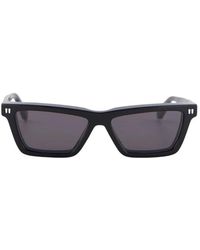 Off-White c/o Virgil Abloh - Accessoires ,Zwart ,Cambridge Rectangular Zonnebrillen - Lyst