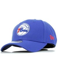 KTZ - Accessoires ,Blauw ,Polyester Philadelphia 76Ers Gebogen Klep Pet - Lyst