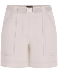 Guess - Korte Broeken ,Wit ,Short Shorts - Lyst