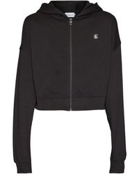 Calvin Klein - Sweatshirt ck embro badge zip-t - Lyst