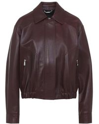 Versace - Leather Jackets - Lyst