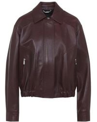 Versace - Leather Jackets - Lyst