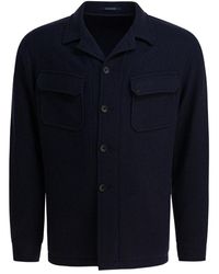 Tagliatore - Herrenbekleidung Mäntel Blau Aw25 - Lyst
