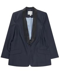 Munthe - Elegante Blazer Met Diepe V-Hals - Lyst