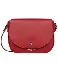 Lancaster - Borsa a tracolla con patta magnetica carmin - Lyst
