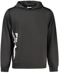 Fila - Hoodies & Sweatvesten ,Zwart ,Polyester Hoodie - Lyst