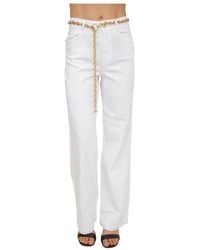 Nenette - Pantalone Avorio - Lyst
