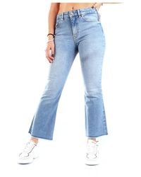 Versace Jeans Couture A1hza0h460564 Pants Women - Blauw