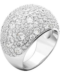 Swarovski - Silberner Erwachsenenring Elegantes Design - Lyst