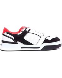 Dolce & Gabbana - Roma Low-Top Sneakers Mit Wildleder - Lyst